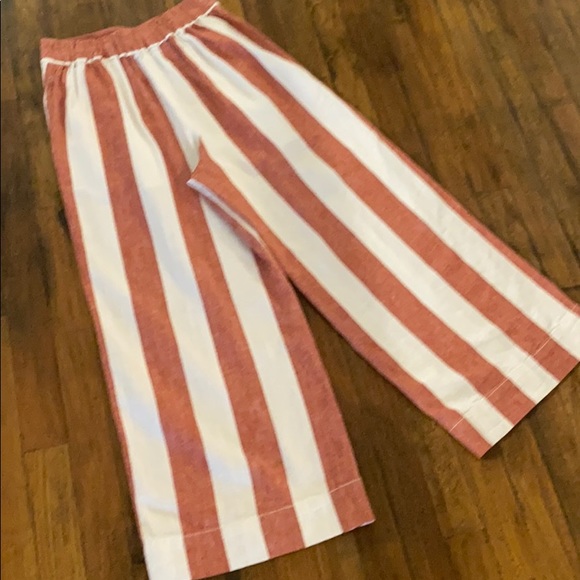 NWOT Madewell High Rise Striped Culottes - Picture 4 of 8